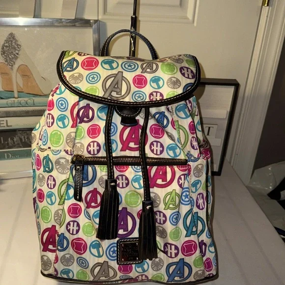 Disney Parks Dooney and & Bourke Avengers Backpack Marvel EUC Loungefly Marvel Vision Loungefly Cosplay Mini Backpack  main image 4